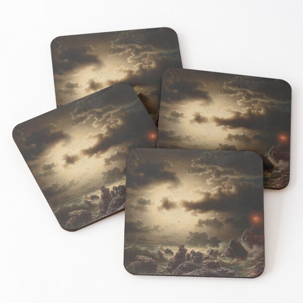 Item preview, Ship on a Stormy Sea (1859) - Marcus Larson designed and sold by SALON DES ARTS.