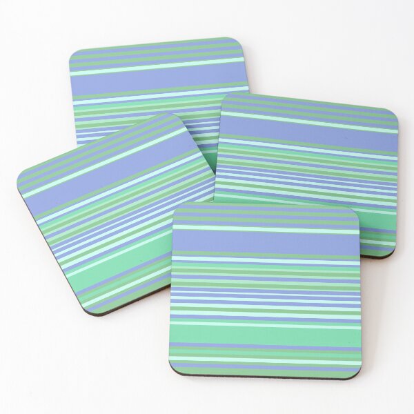 Item preview, Random Stripes - Greens, Purples designed and sold by Whoopsidoodle.