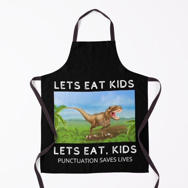 Item preview, Lets eat kids Dinosaur pun designed and sold by Trickyy90.