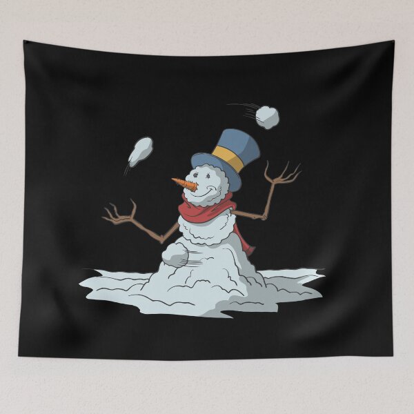 Item preview, Snowman juggling designed and sold by Monkey Ful.