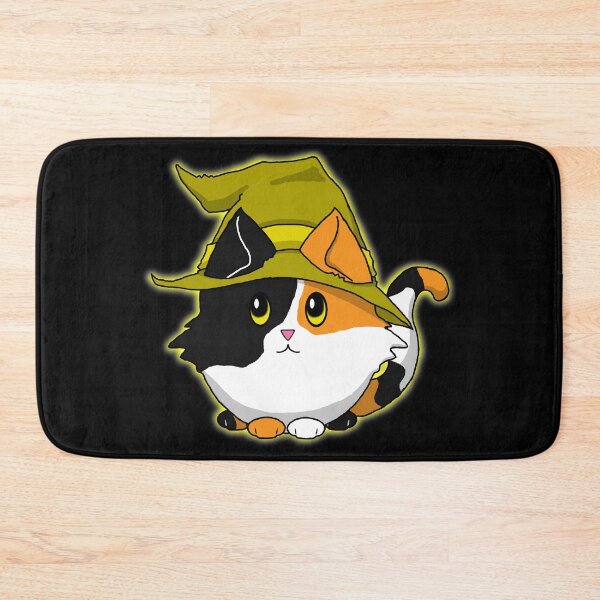 Item preview, Cute n Fluffy - Yellow Kitty Witch designed and sold by Katrina Montgomery.