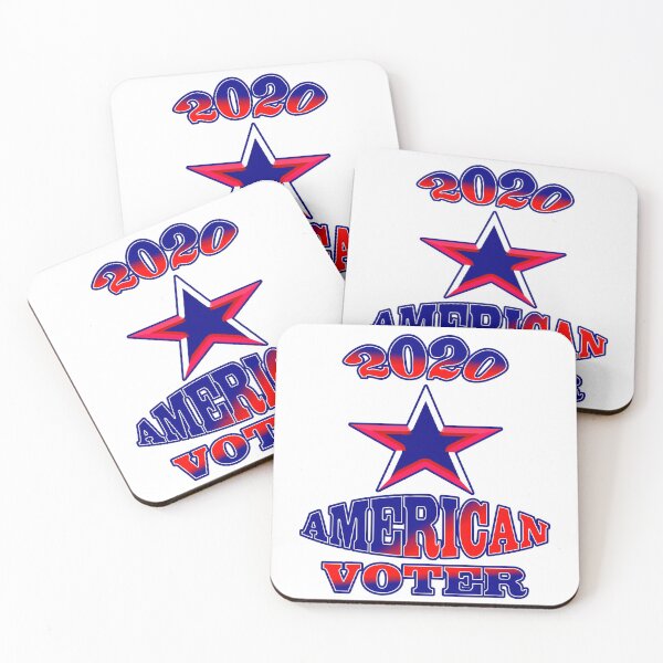 Item preview, Wacky & Fun Red White & Blue “2020 AMERICAN VOTER” Apparel & Accessories designed and sold by Joanenices.