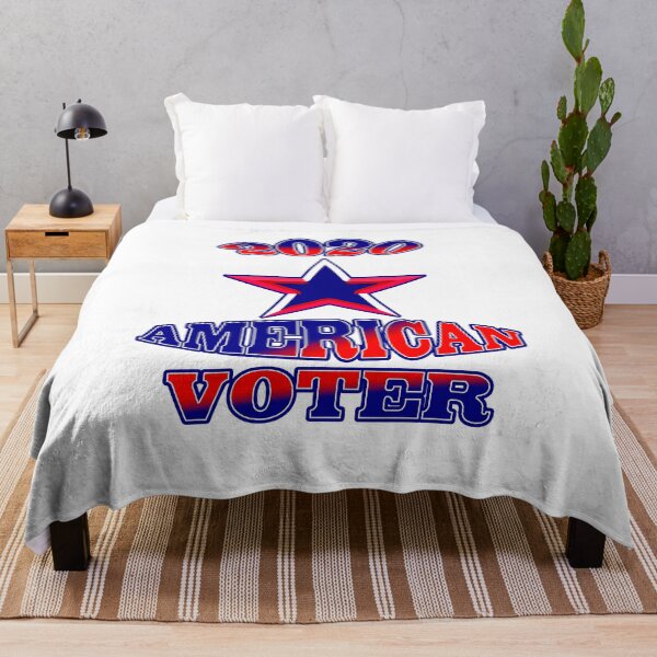 Item preview, Wacky & Fun Red White & Blue “2020 AMERICAN VOTER” Apparel & Accessories designed and sold by Joanenices.