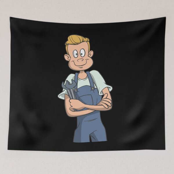 Item preview, Car mechanic with tool designed and sold by Monkey Ful.