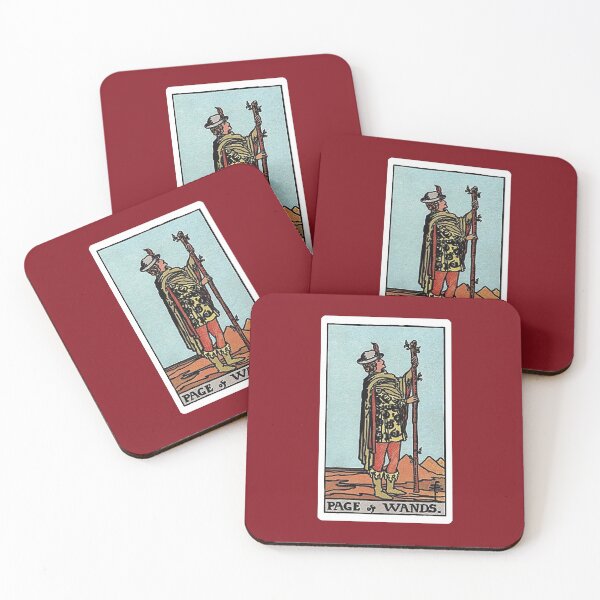 Item preview, Page of Wands tarot card designed and sold by Blondshell.