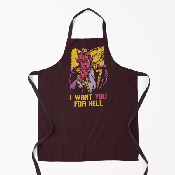 Item preview, I Want You for Hell | Funny Devil Uncle Sam Parody designed and sold by SLAG-Creative.