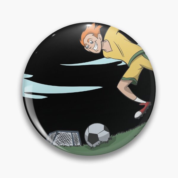 Item preview, Soccer on green grass with goal designed and sold by Monkey Ful.