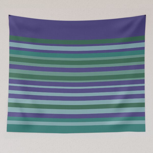 Item preview, Random Stripes - Dark Greens, Purples designed and sold by Whoopsidoodle.