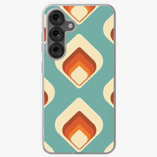 Item preview, Mid-Century Modern Blue and Cream Tear Drop designed and sold by MonstersMashU.