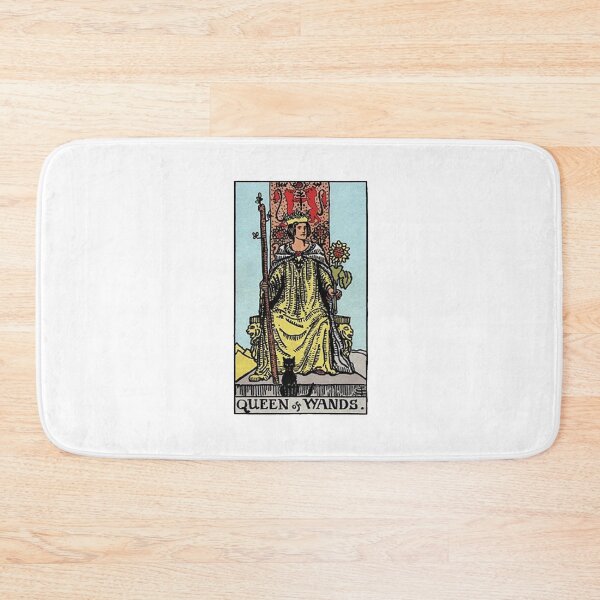 Item preview, Queen of Wands tarot card designed and sold by Blondshell.