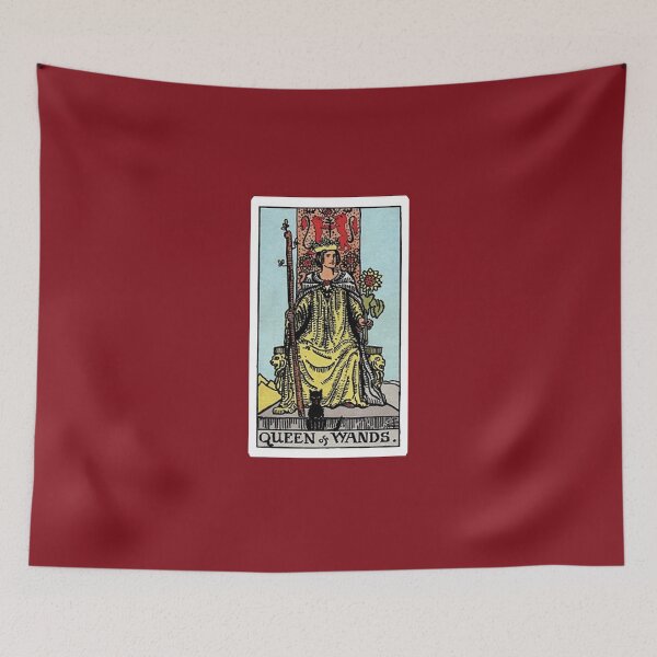 Item preview, Queen of Wands tarot card designed and sold by Blondshell.