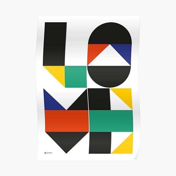 Bauhaus Love Poster