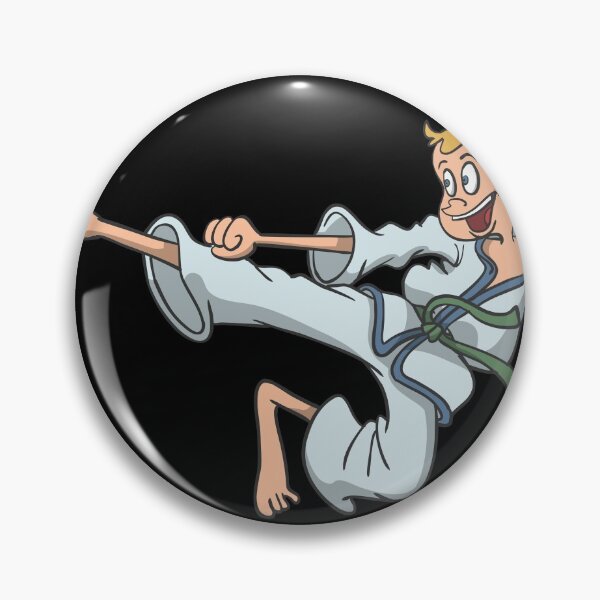 Item preview, Karate boy jumping kick for kids designed and sold by Monkey Ful.