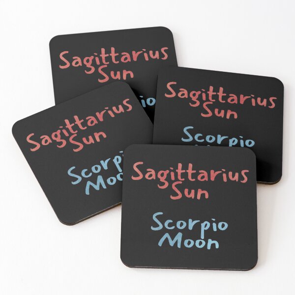 Item preview, Sagittarius Sun Scorpio Moon Text designed and sold by leomooncreates.