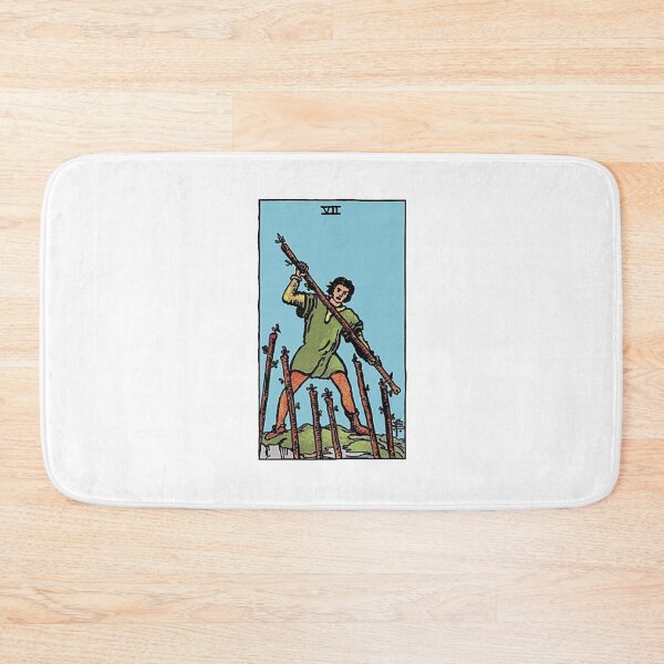 Item preview, Seven of Wands tarot card designed and sold by Blondshell.