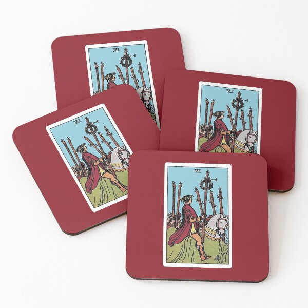 Item preview, Six of Wands tarot card designed and sold by Blondshell.