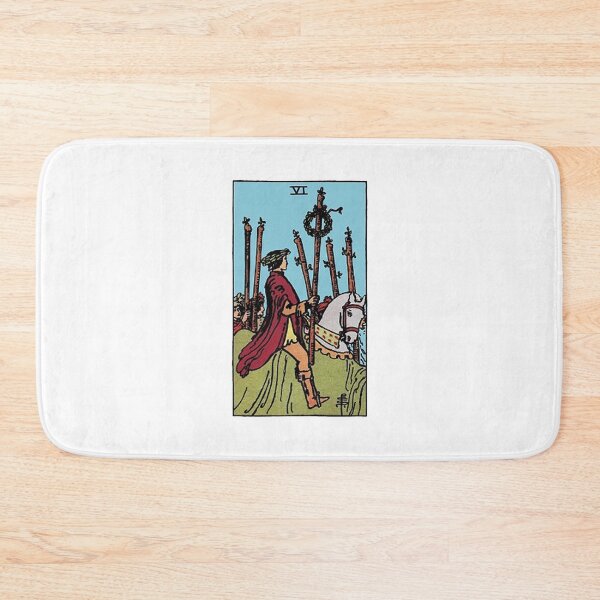 Item preview, Six of Wands tarot card designed and sold by Blondshell.