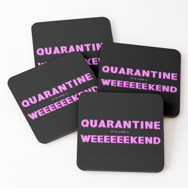 Item preview, Quarantine Its Like A Long Weekend pinks designed and sold by aventi24.