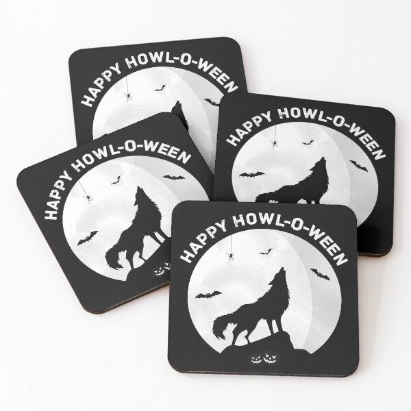 Item preview, Happy Howl-o-ween Halloween Design designed and sold by Giacob.