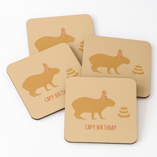 Item preview, Capy Birthday designed and sold by GeoCreate.