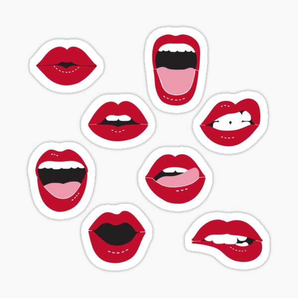 Vista previa del artículo con la obra «Labios», diseñado y vendido por jamiemaher15.