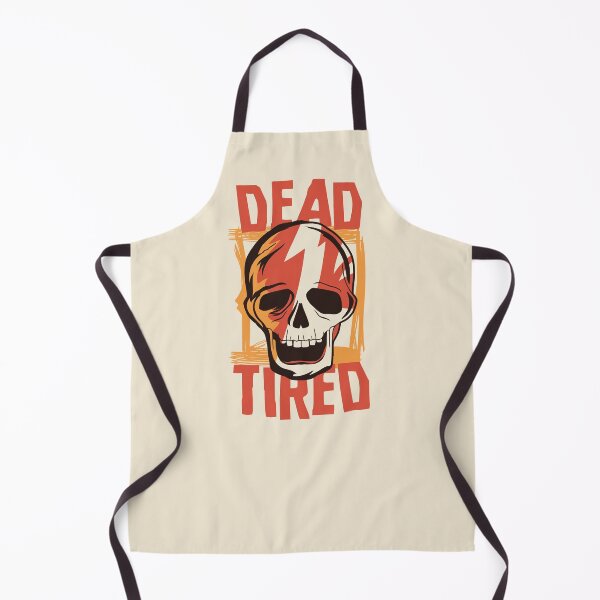 Item preview, Dead Tired | Funny Halloween Skeleton Skull designed and sold by SLAG-Creative.