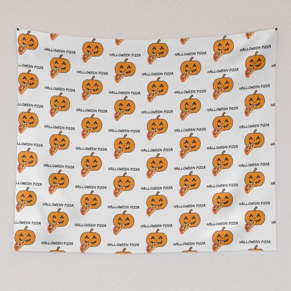 Item preview, Halloween pumpkin pizza, funny halloween food designed and sold by fra02.
