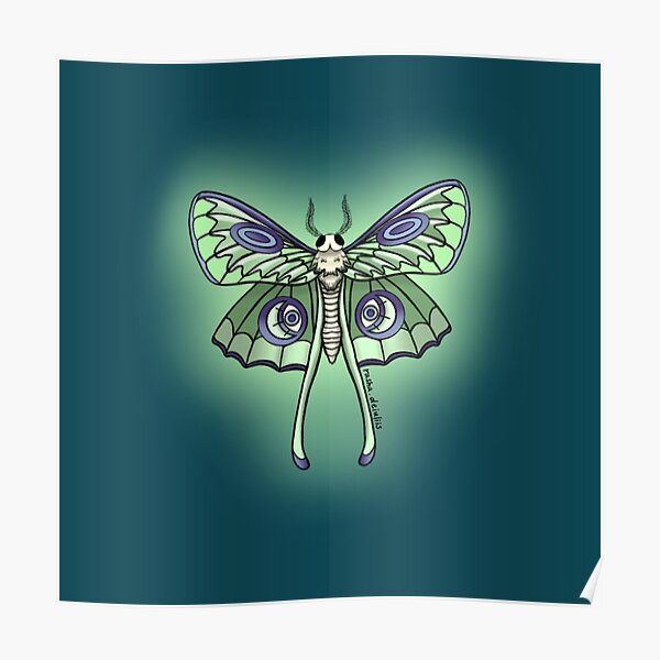 Luna Moth Poster