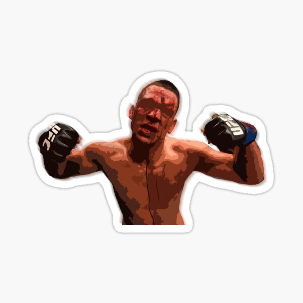 Item preview, Nate Diaz Illustration designed and sold by rugbyhighlights.