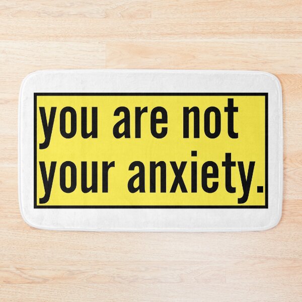 Item preview, You Are Not Your Anixety designed and sold by RandomStuffShop.