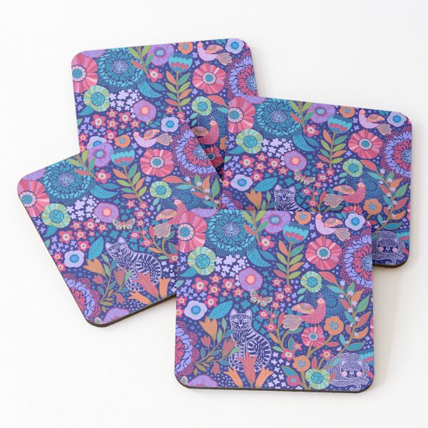 Item preview, Flowers, Felines and Pheasants designed and sold by Janet Broxon.