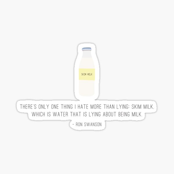 Ron Swanson Hates Lying Sticker