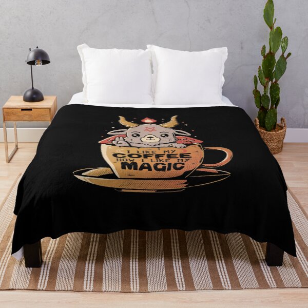 Item preview, Black Coffee - Cute Evil Baphomet Gift T-shirt designed and sold by EduEly.