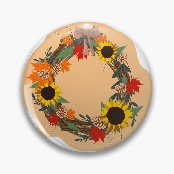 Item preview, fall/autumm wreath  designed and sold by DeliciosaDes.