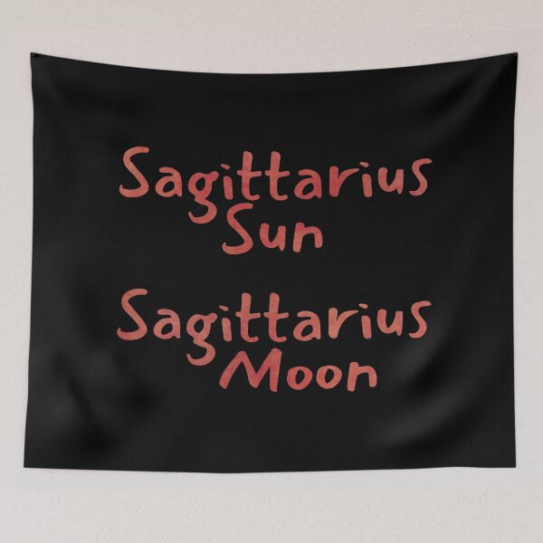 Item preview, Sagittarius Sun Sagittarius Moon Text designed and sold by leomooncreates.