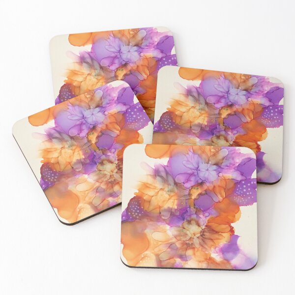 Item preview, Tower of Flowers Alcohol Ink designed and sold by Artfully Abstracted.