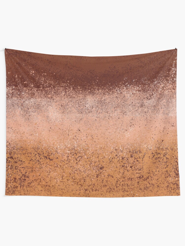 Alternate view of Warm Neutral Boho Terracotta Tapestry
