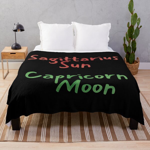 Item preview, Sagittarius Sun Capricorn Moon Text designed and sold by leomooncreates.