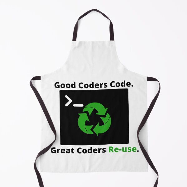 Item preview, Good Coders Code.Great Coders Re-use designed and sold by KammilDesigns.