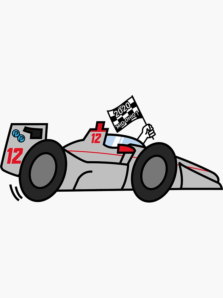 "Indycar Will Power 2020 Mid Ohio Win EMini" Sticker by ...