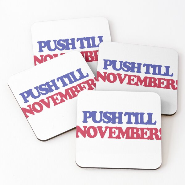 Item preview, Vote and Push Till / Until November Exclamation Point designed and sold by Chubuter.