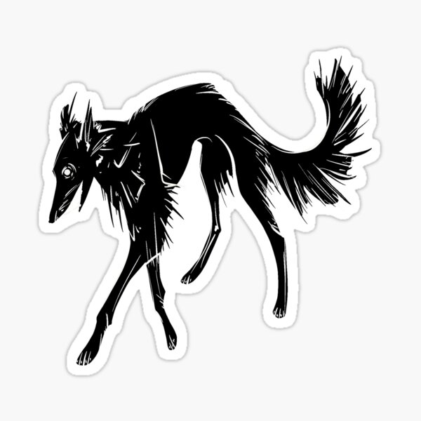 The Dog in the Dark Sticker