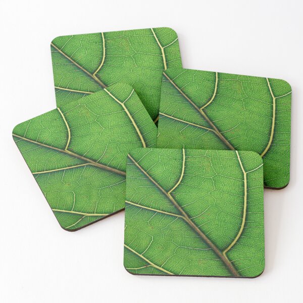 Item preview,  Fall floral folk art pattern Ficus Lyrata leaf designed and sold by Ralek.