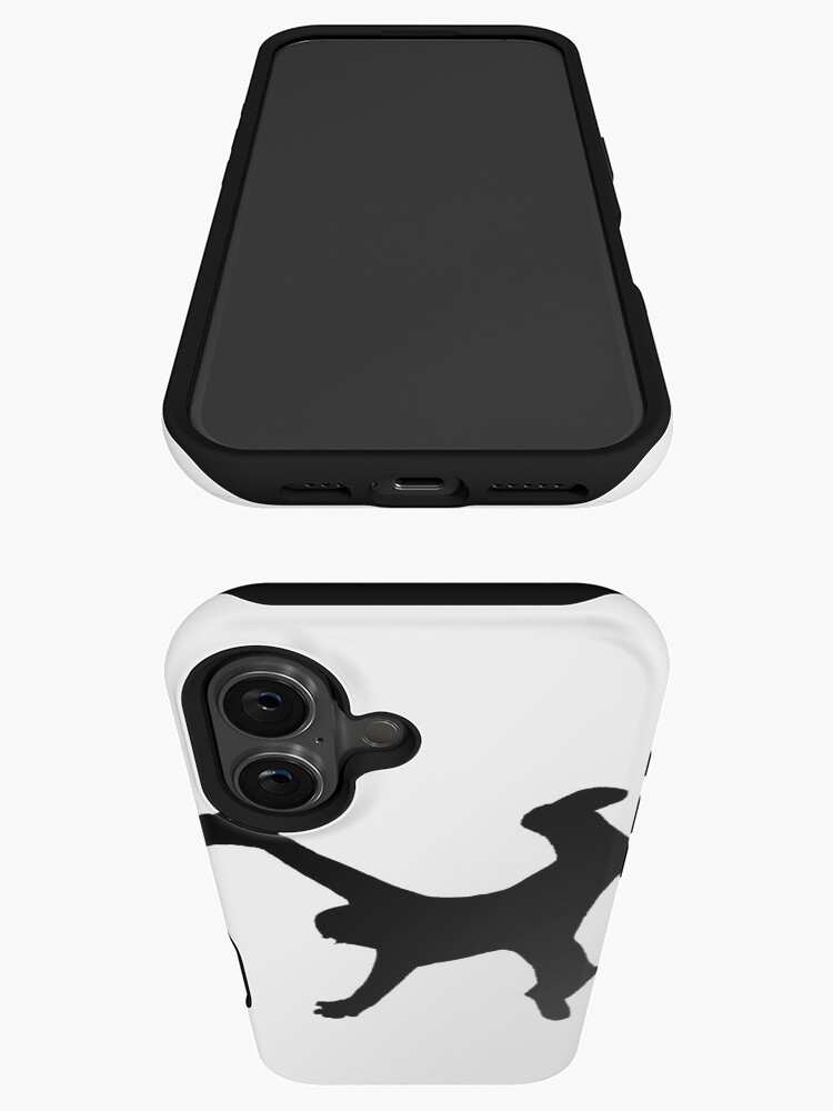 Imagen 3 de 4, Funda de iPhone con la obra Atrapar silueta I, diseñada y vendida por crickettees.