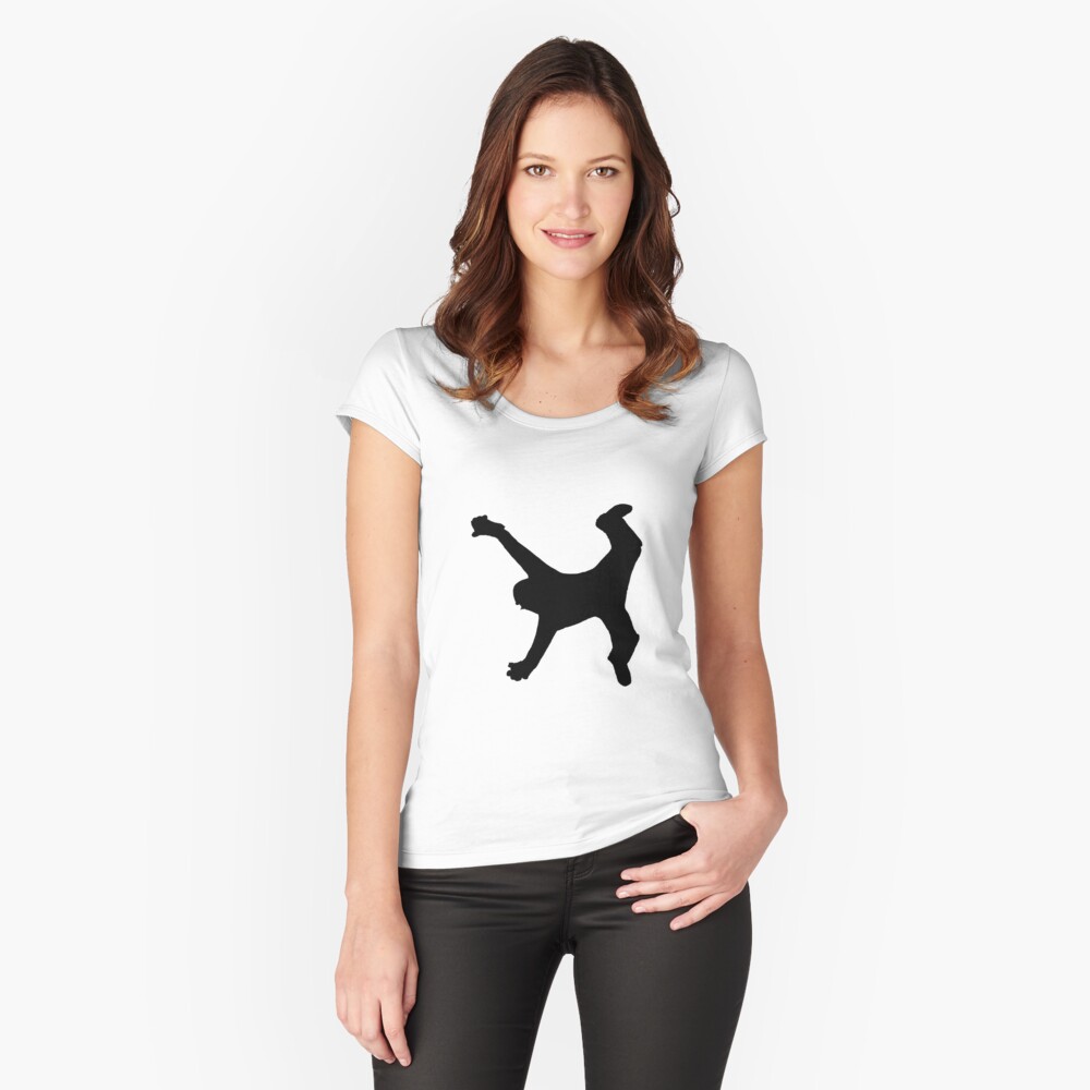 Item preview, Camiseta entallada de cuello ancho designed and sold by crickettees.