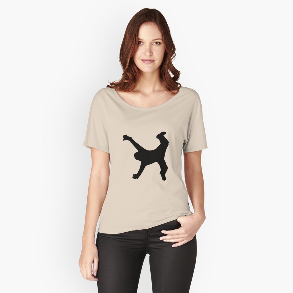 Vista previa del artículo con la obra «Camiseta ancha», diseñado y vendido por crickettees.