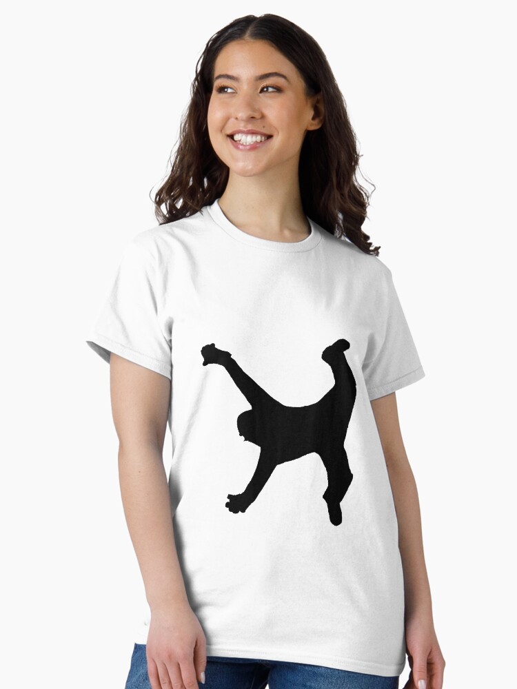 Imagen 2 de 7, Camiseta clásica con la obra Atrapar silueta I, diseñada y vendida por crickettees.