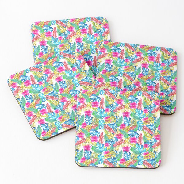 Item preview, Exotic Watercolor Tropical Plants Pattern designed and sold by 4U2NV-LDN.