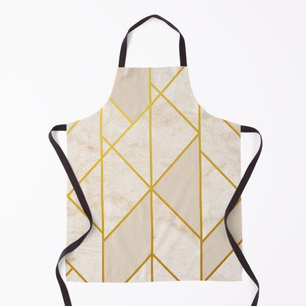 Item preview, Beige Marble Gold Stone Geometric designed and sold by MA DESIGNS.