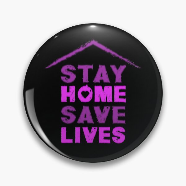 Item preview, Stay Home Save Lives in Pinks designed and sold by aventi24.